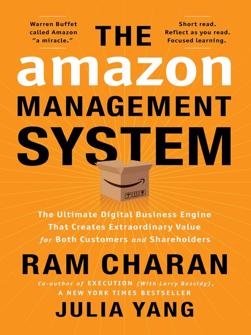 Title details for The Amazon Management System by Ram Charan - Available